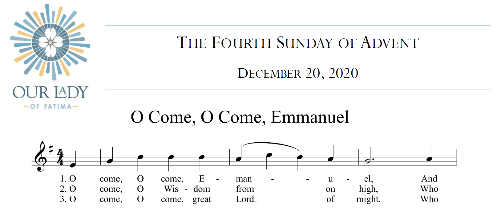 Worship Aid for The Fourth Sunday of Advent