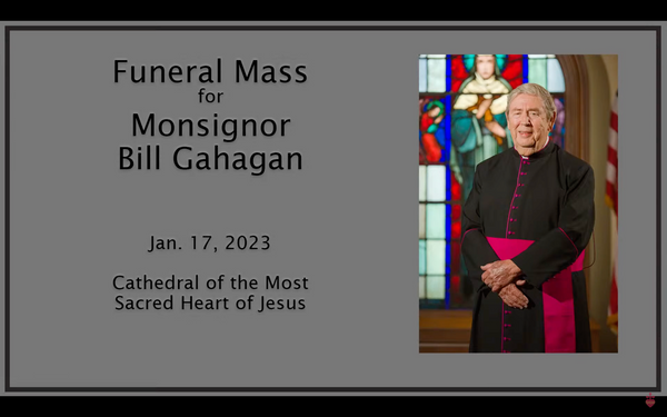 Livestream of Msgr. Gahagan’s Funeral Mass